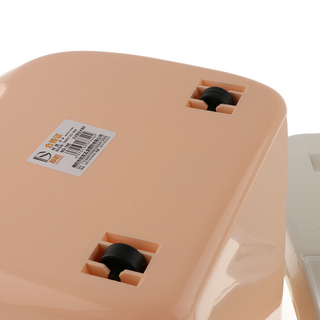 Food Storage Container Cat/Dog Food Storage Box Bean Rice Dispenser Orange