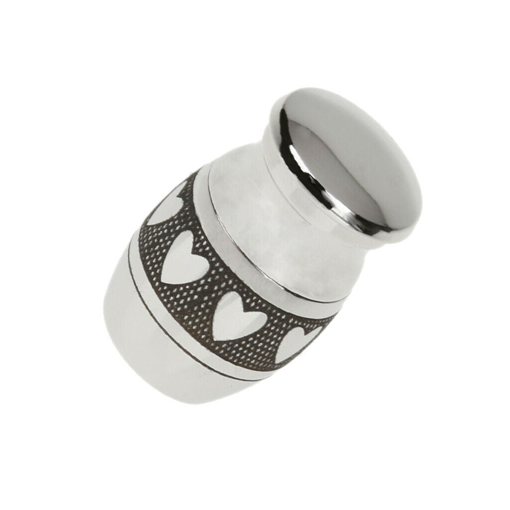 2Pcs Mini Cremation Urn Pet Ash Holder Jar Memorial Charms Jewelry Waterproof