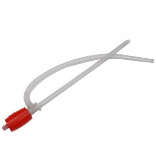 Manual Hand Siphon Syphon Oil Water Petrol Fuel Liquid Transfer Pump Pipe
