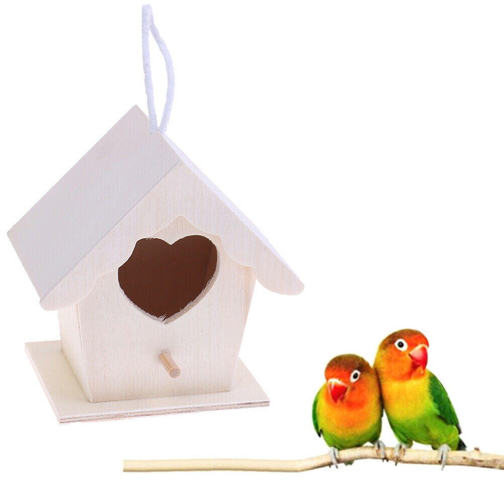 1pc Wooden garden Bird Cages Nests bird house jsJC.l8