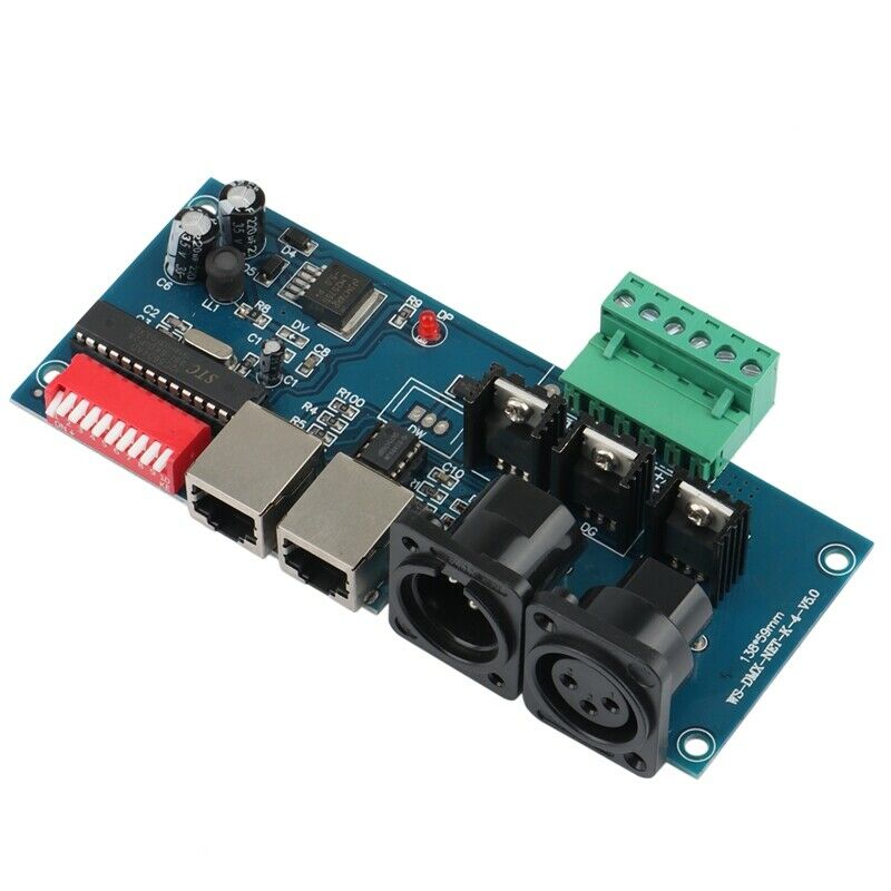 DMX512 Controller LED DMX512 Decoder RGB 3CH Controller Strip DMX-NET-K-3CH-BAZ4