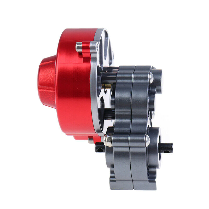 Metal SCX10 Gearbox Transmission Box with Gear for 1/10 Axial RC Crawler Car_DD