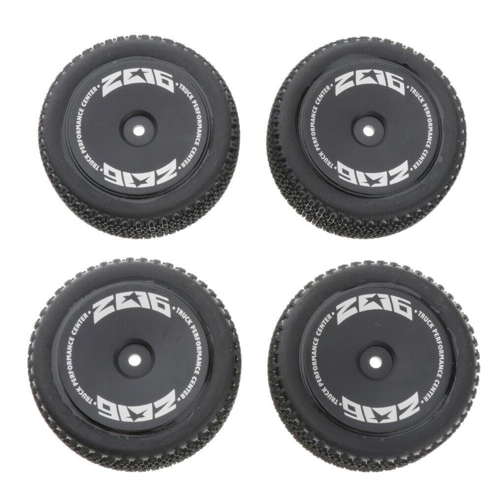 4pcs Front & Rear Rubber Tire Tyre for RC Car WLTOYS 144001 Buggy Parts