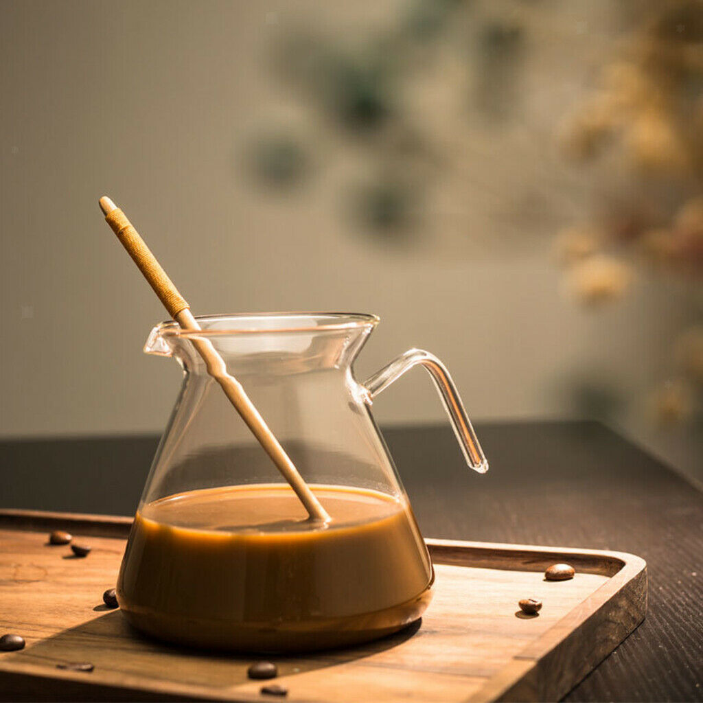 600ml Pour Over Coffee Maker Glass Manual Drip Coffee Pot for Home Travel