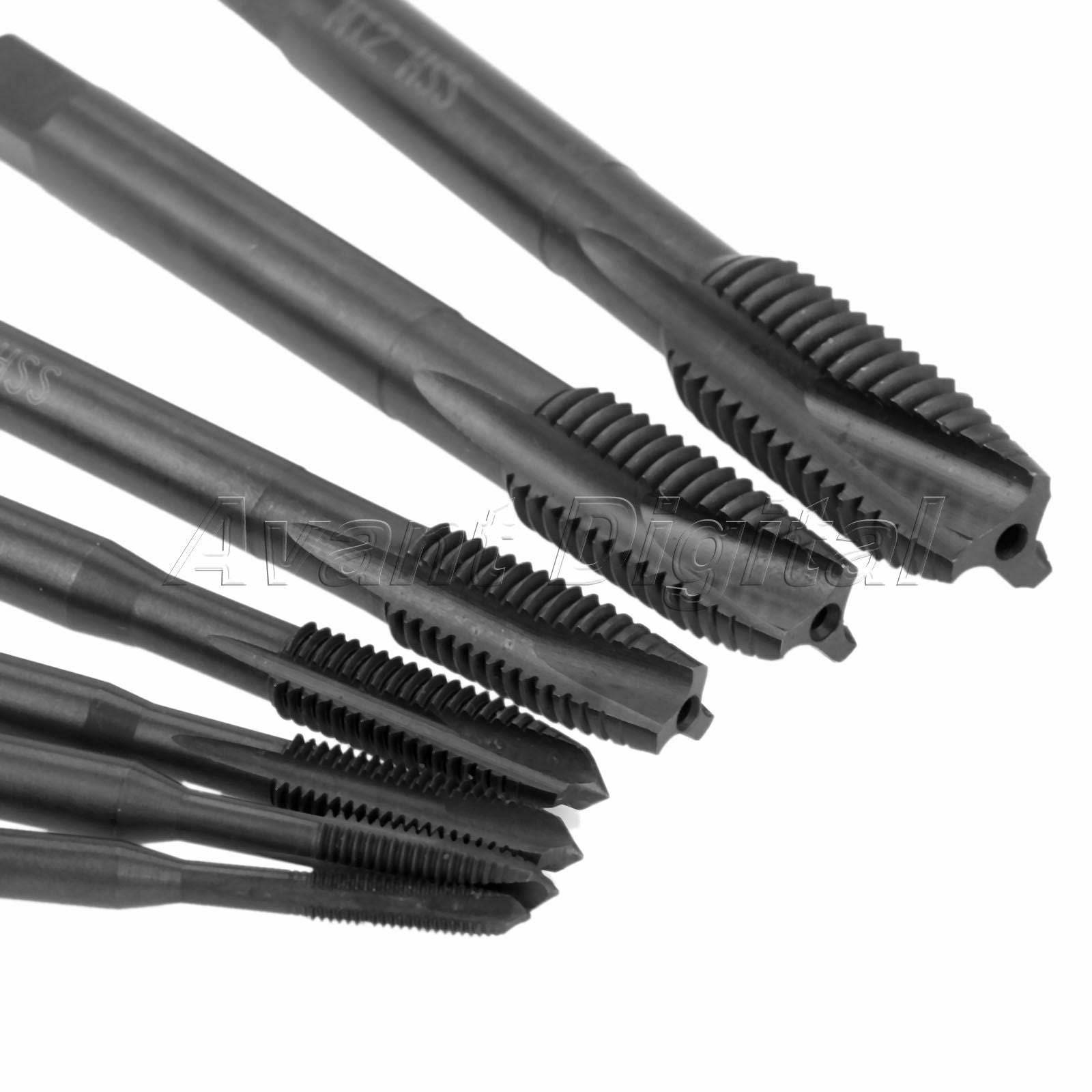 M3/M4/M5/M6/M8/M10/M12 Metric Screw Thread Spiral Pointed Taps Tapping Drill Bit