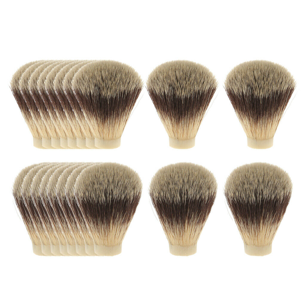 20 Pieces Durable Shaving Brush Knot Replacements Daily Hair Removal Tool