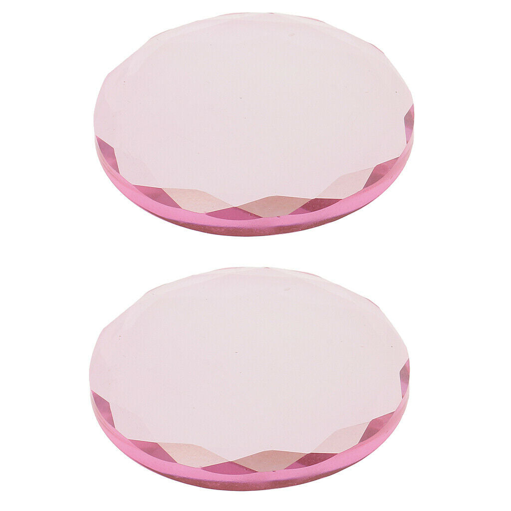 4 Pieces  Professional Crystal Glass Adhesive Glue Pallet Holder Tray For