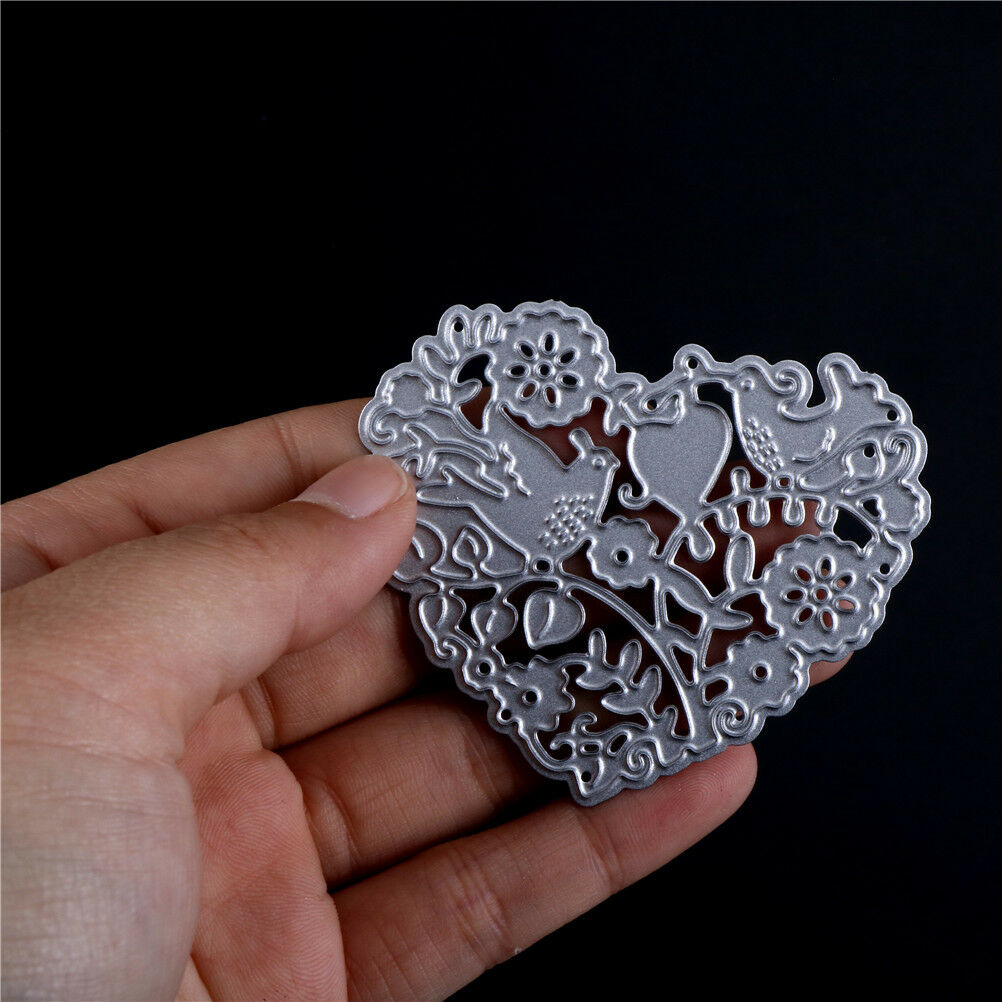 Floral Loving Bird Metal Cutting Dies‘Stencil For Scrapbooking DIY Cards D.l8