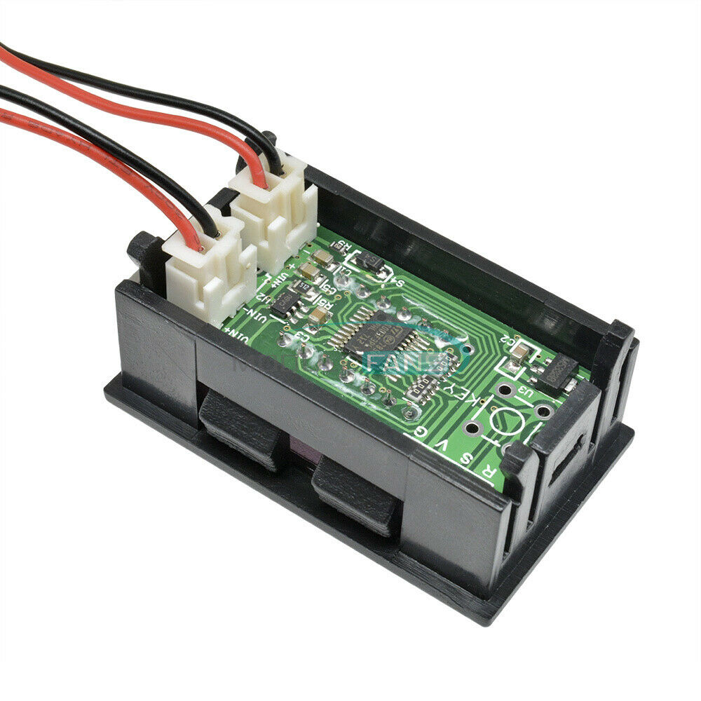 Yellow DC 0-4.3000-33.000V 5 Digit  Precision Digital Volt meter Voltage Panel