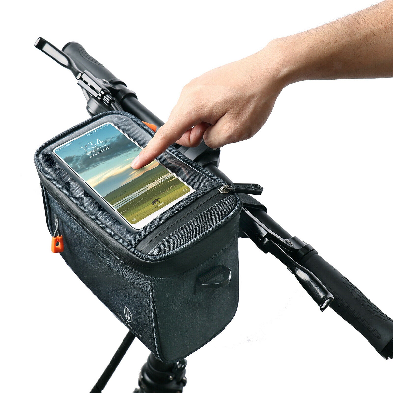 Multifunction Cycling Bike Bicycle Front Pack Shoulder Handlebar Bag Storage