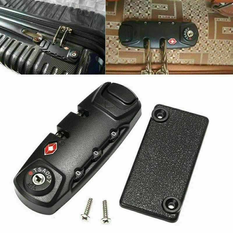 3 Digit Combination Padlock Luggage Suitcase Travel TSA Secure Code Lock L