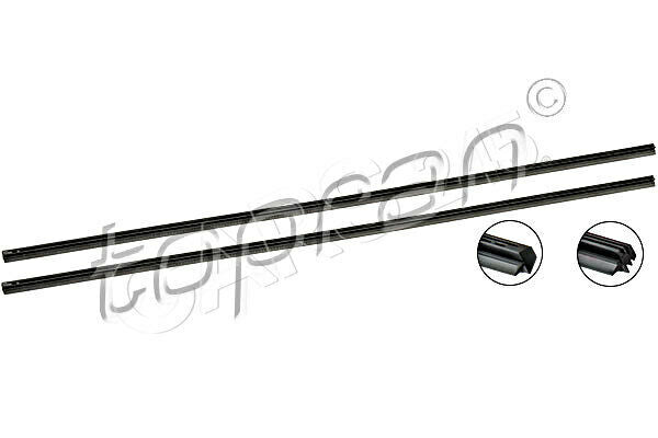 Wiper Blade Rubber Set For VW AUDI BMW SKODA SEAT Bora Golf Mk1 Mk2 2 1365884