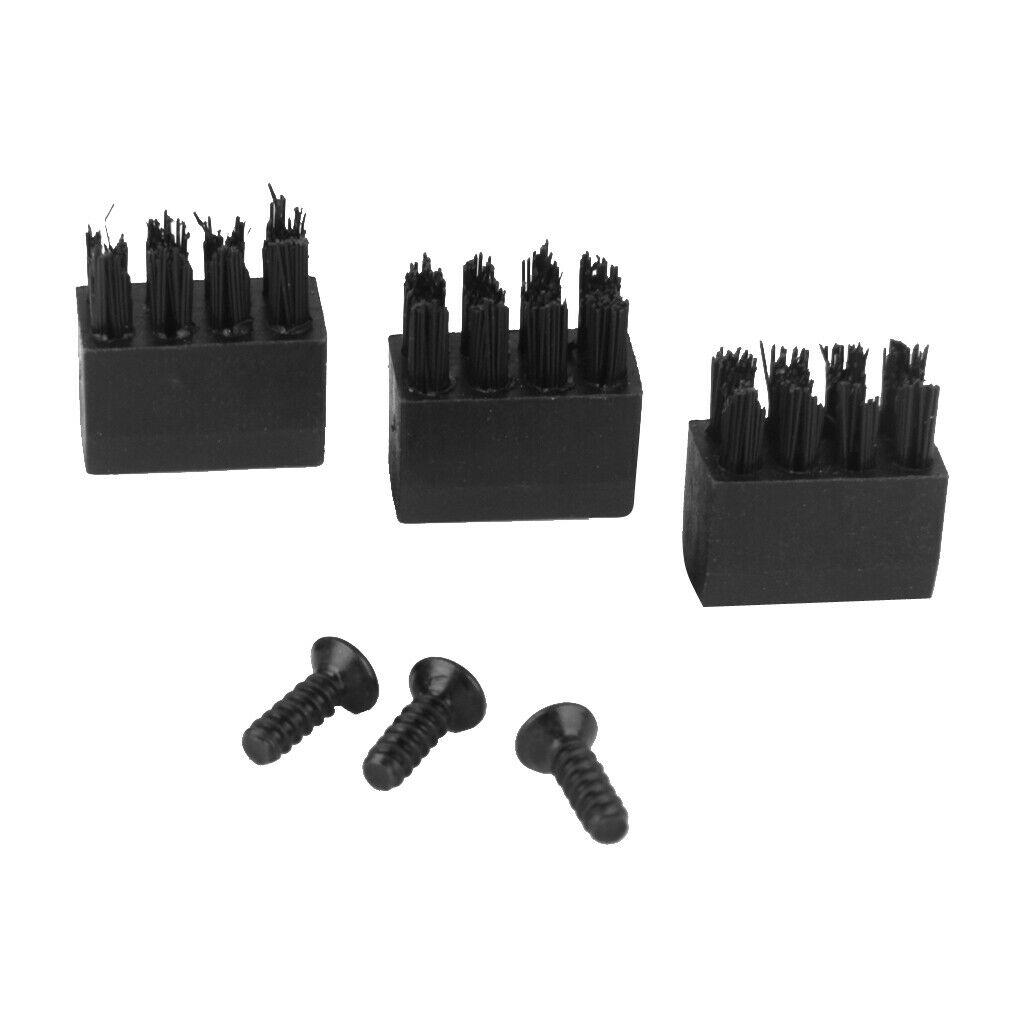 3pcs Replacement Brushes with Screw for Hostage Arrow Rest Archery Bow Black