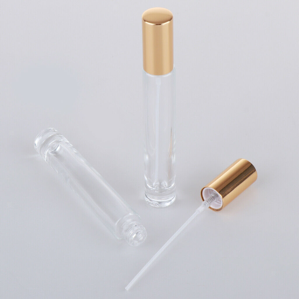 2X 10ml Glass Spray Bottle Refill Fine Mist Spray for Perfume Essential Oil