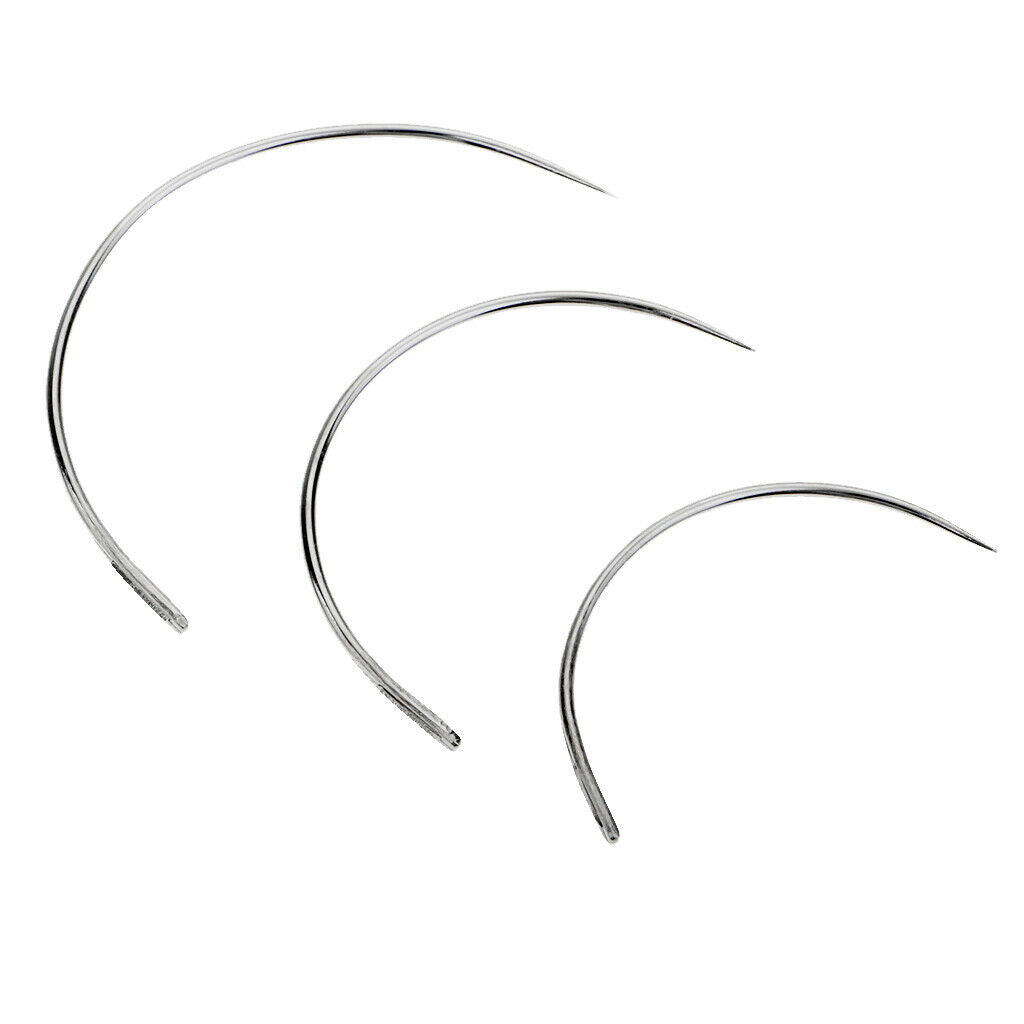 3 Sizes Curved Needles for Leather Sofa Repair Tool Accessories 35 45 50mm