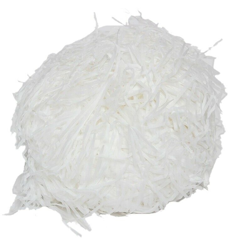 100g Luxury White Shredded Tissue Hamper Paper Gifts Box Candy Packaging E8B1B1