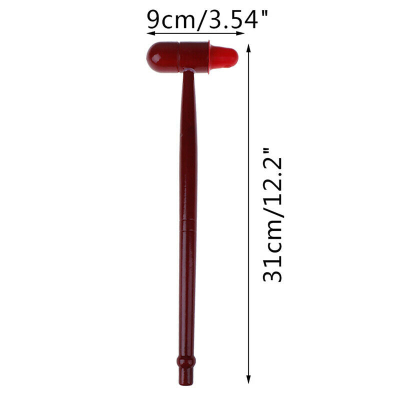 Massage Solid Wood Massage Hammer Knock Back Hammer Stick Rubber Hammer R.l8
