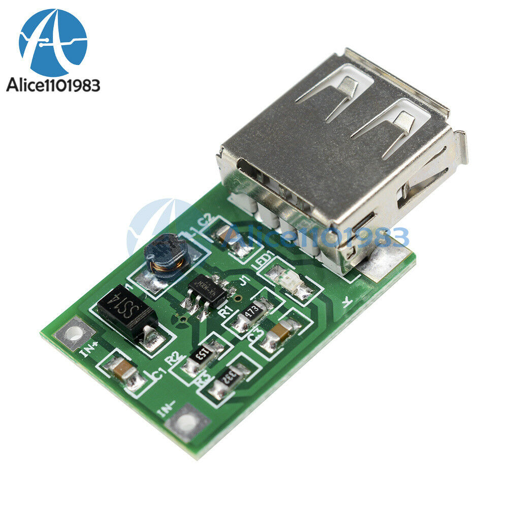 DC-DC 0.9V-5V to 5V 600MA Step-Up Booster USB Mobile Power Supply Module