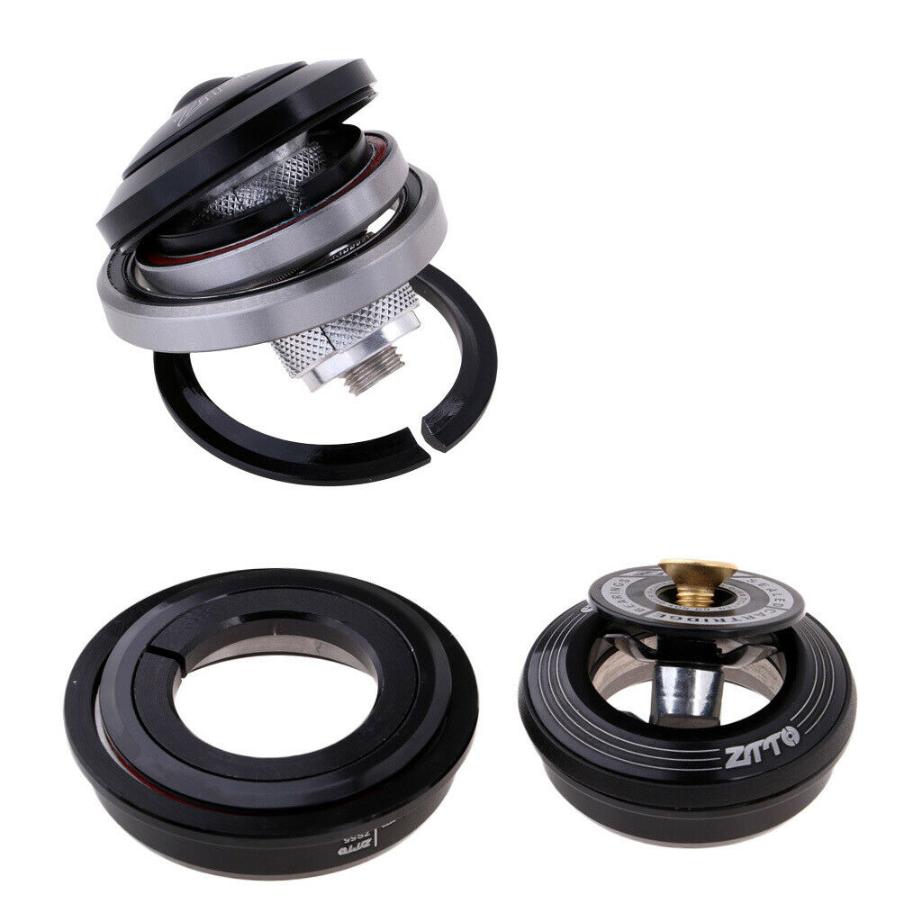 Mountain Road  Bike External Headset 1-1/8''/1-1/2''Bearing Fork Tube