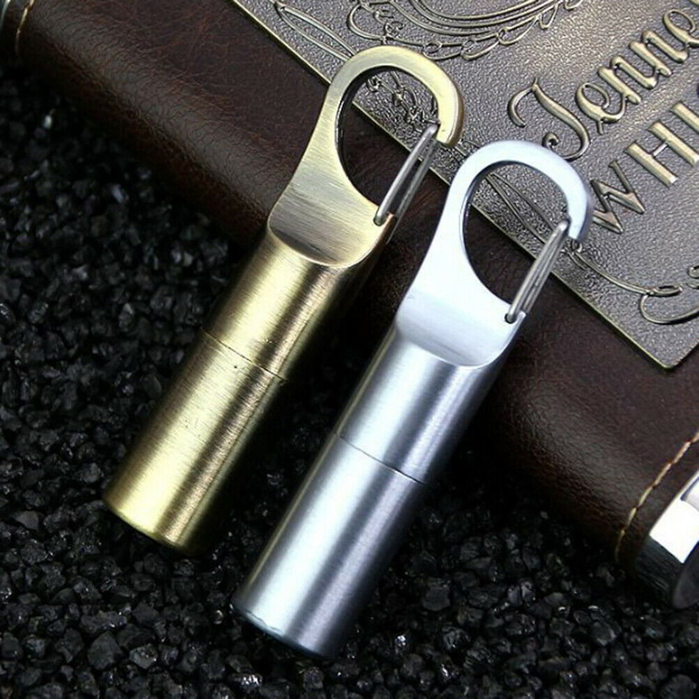 Kerosene lighter capsule gasoline lighter inflated key chain lighter buckle Fad