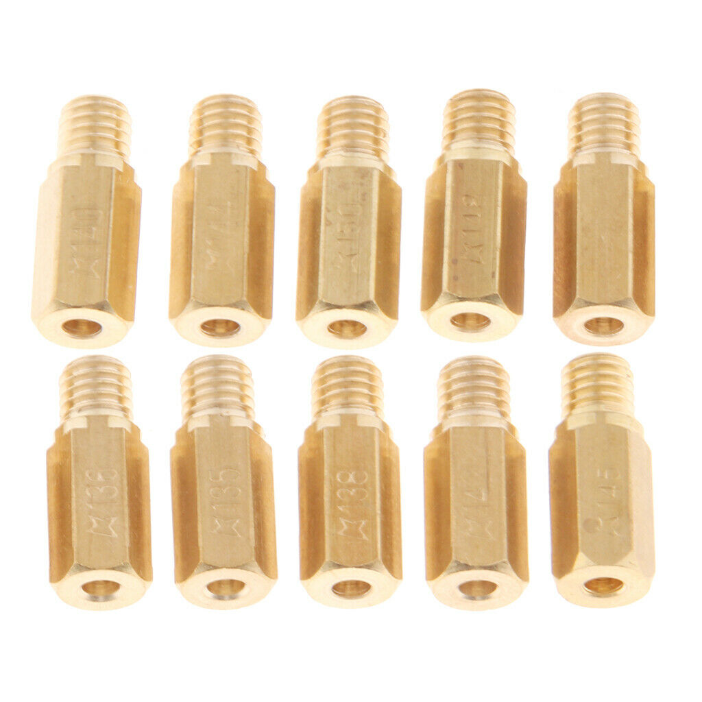 10x Main Jet Kit For OKO KOSO CVK 145 Carburetor ATV Buggy Go Karts 150cc