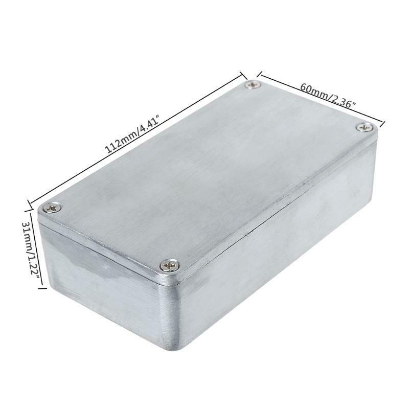 Effect Aluminum Box Metal Electrical Case Guitar Instrument Enclosure DIY