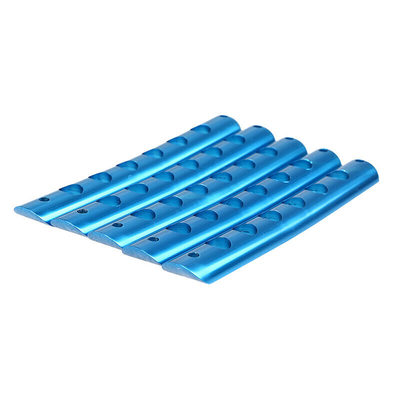 5Pcs Aluminum Door Handle Bar Cover Trim Blue Fit for JEEP WranglerÂ 2007-2017