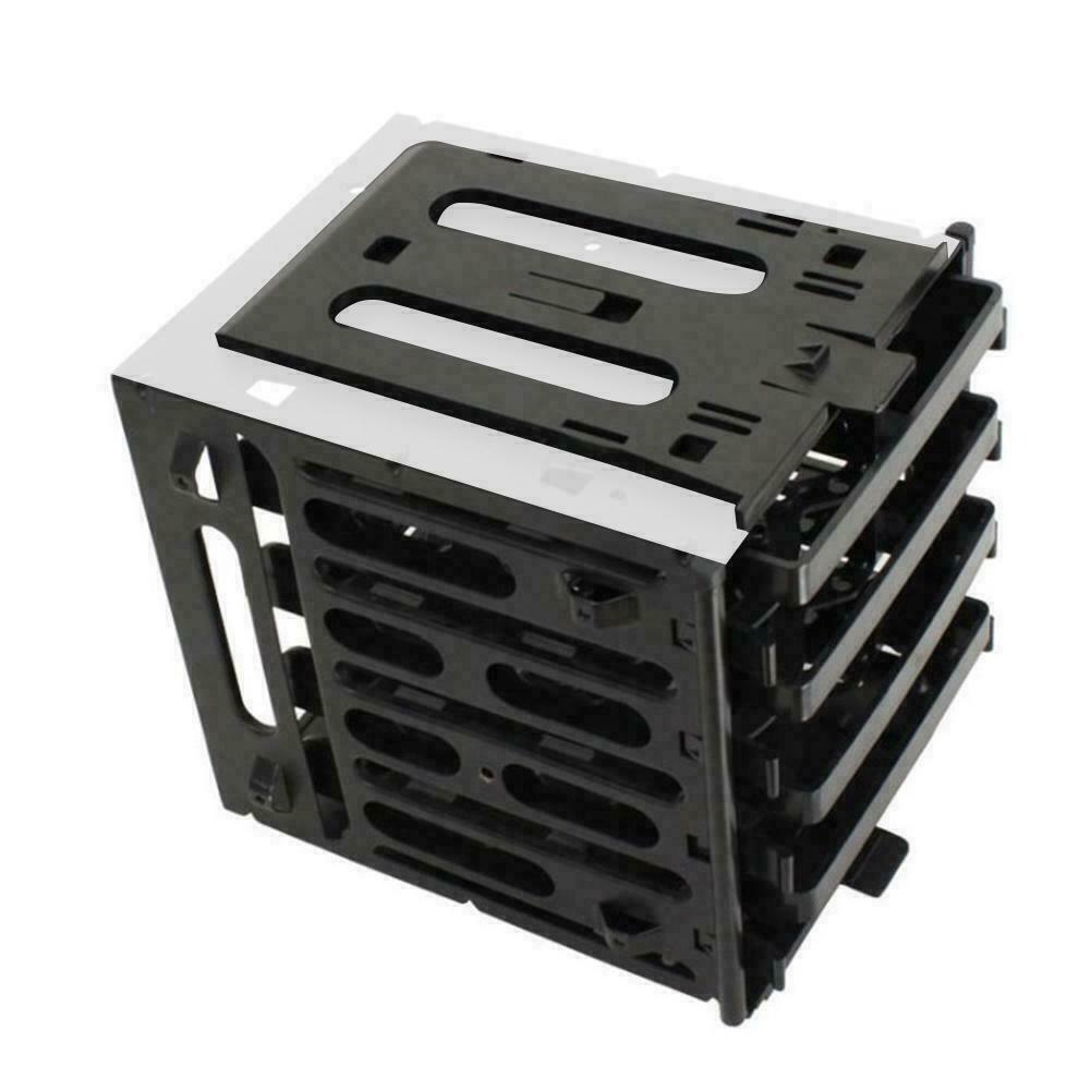 5.25" to 4x 3.5" SATA SAS Hard Drive HDD Cage Rack Tray Slot Bay CD-ROM U0B0