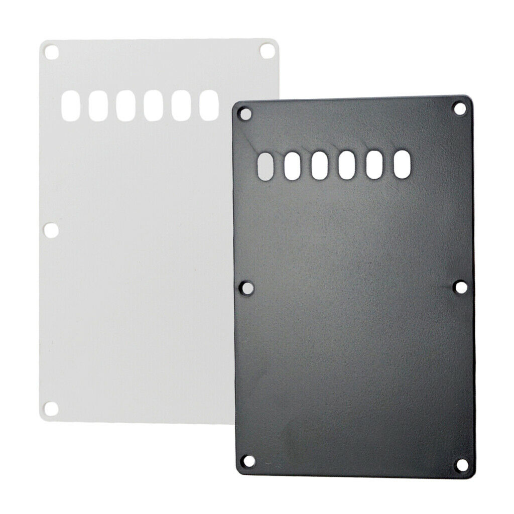 White&Black Pickguard Tremolo Cavity Cover Back Plate for ST Electric Guitar