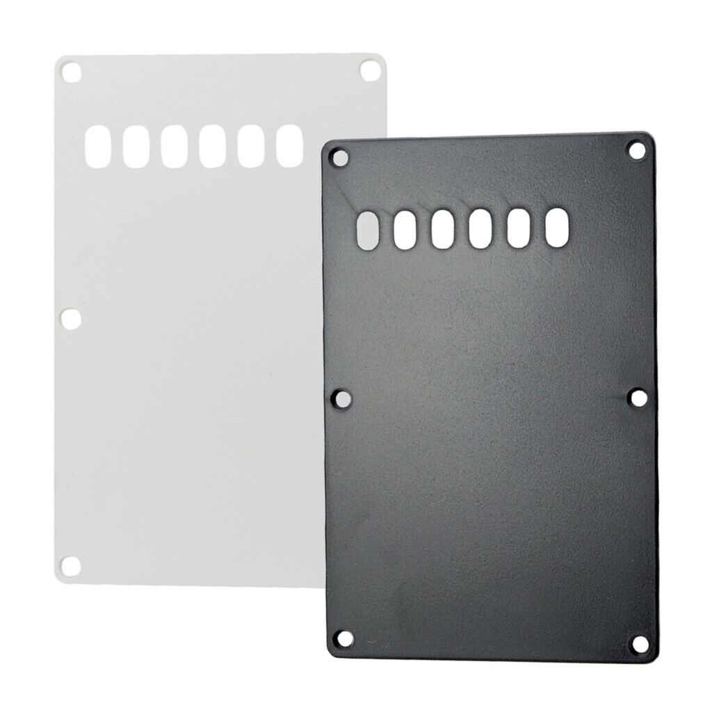 White&Black Pickguard Tremolo Cavity Cover Back Plate for ST Electric Guitar