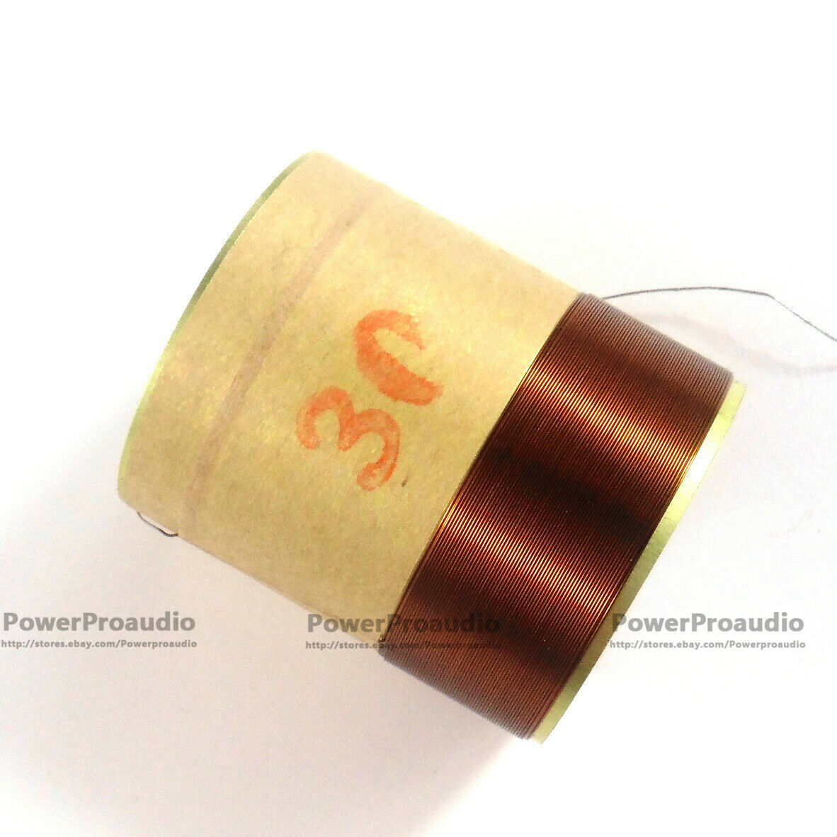 2x 30.5mm Voice coil Copper wire 8 Ohm For Loudspeaker Repair Tweeter 2layers