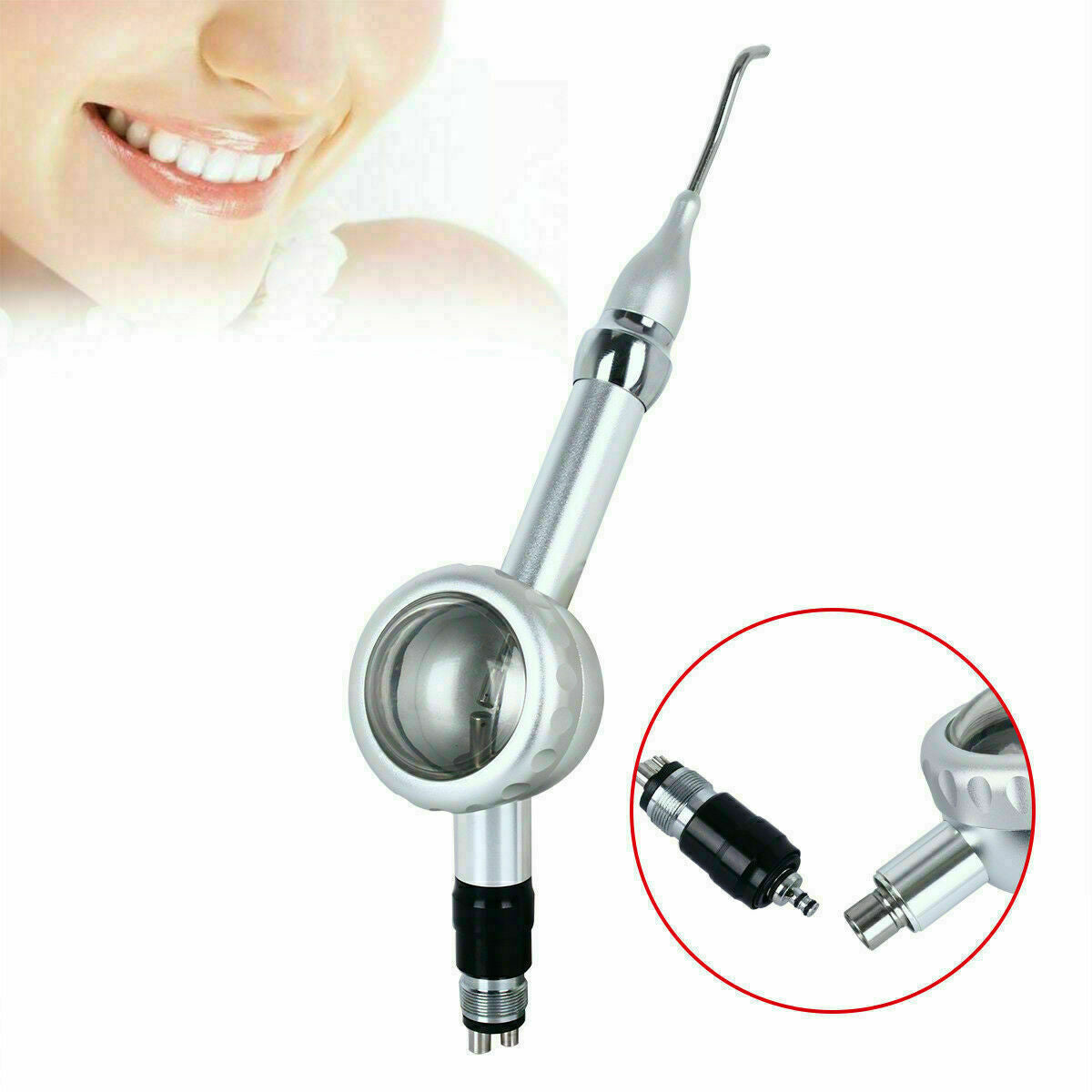 Dental Air Polishing Prophy Jet Antisuction Hygiene Handpiece Quick Coupler 4H