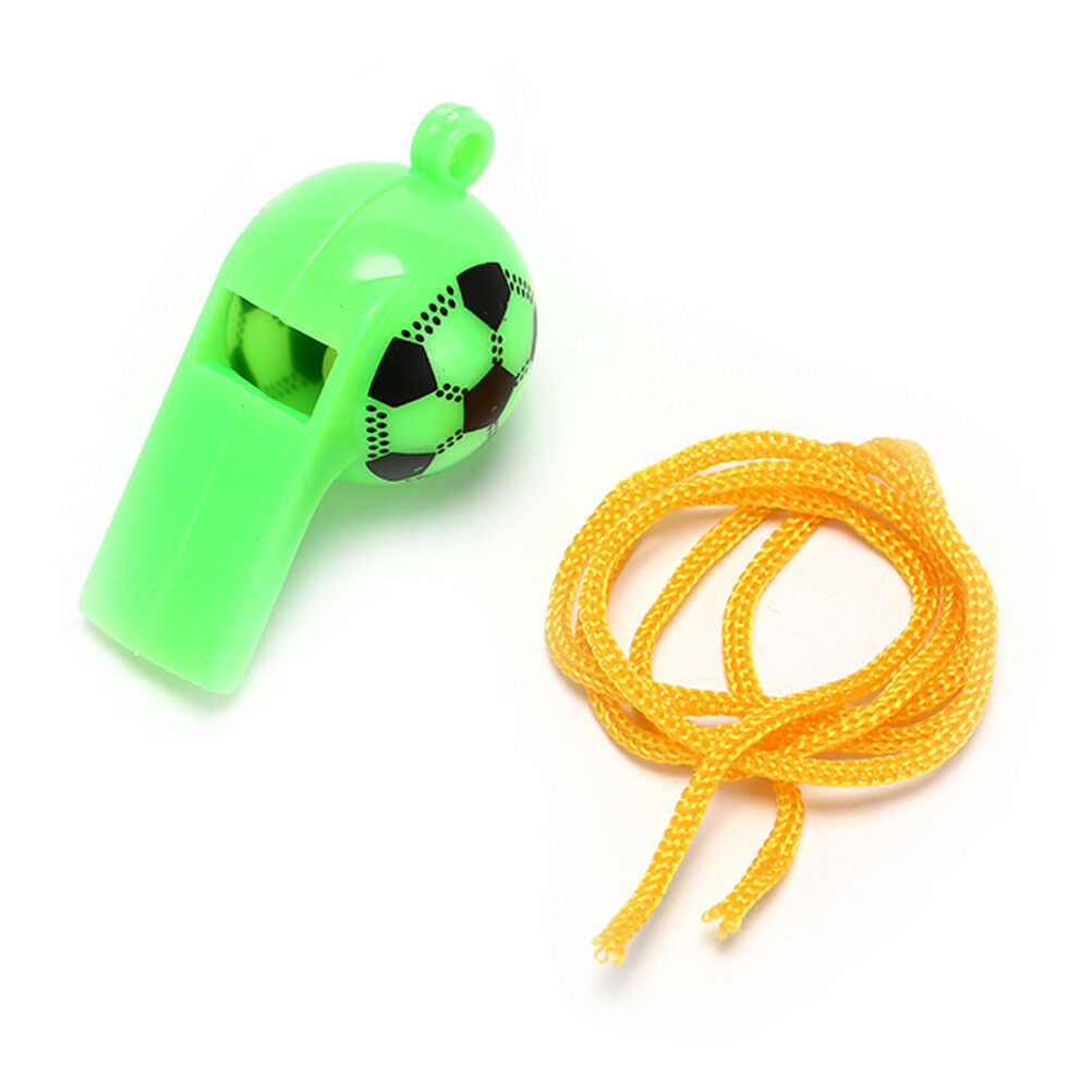 6pcs/lot soccer football whistle cheerleading toys with ropes for kids JDUK  Qx