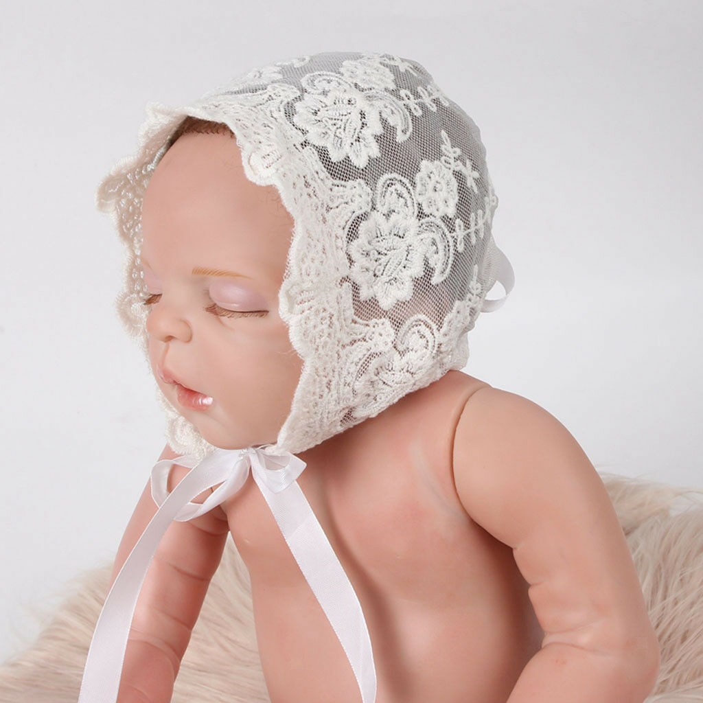Baby Lace Bonnet Toddler Cotton Hat Infant Photography Beanie