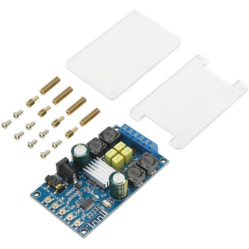 BlueTooth Amplifier Board,Digital Amplifier Audio Amp Board 2 Channel 50W+50K7S4
