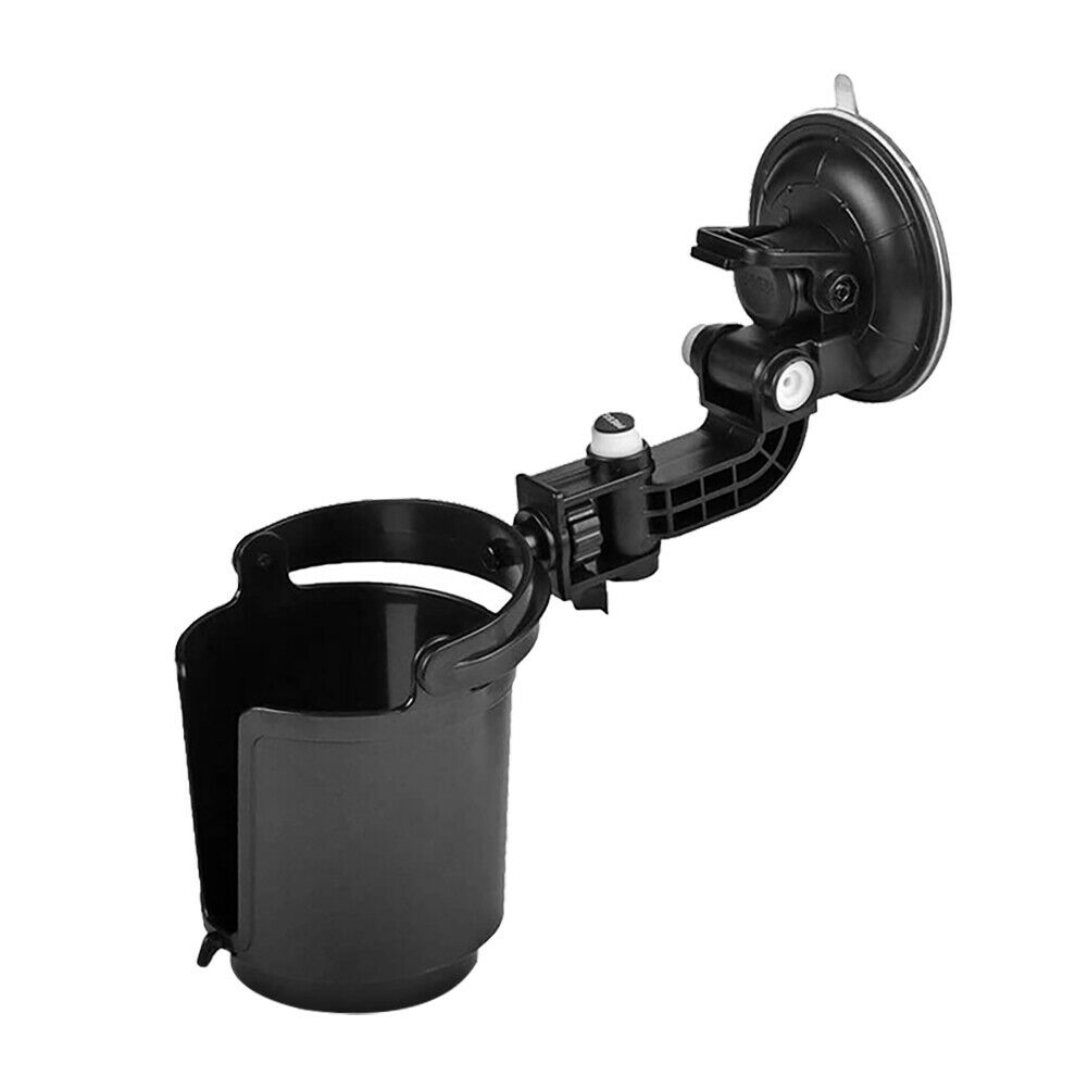 1 Pcs Black ABS Plastic Car Glass Cup Holder Foldable Can Holder Bottle HolderHN