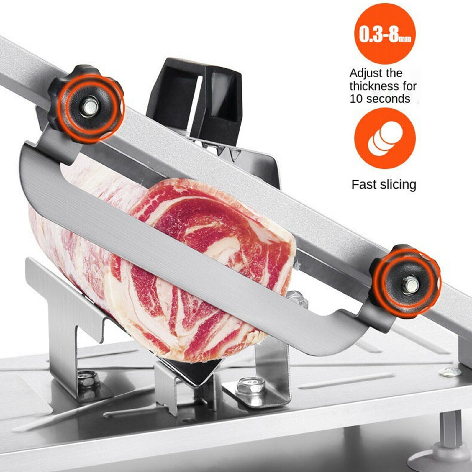 Household Manual Frozen Meat Slicer Easy-cut Food Beef Mutton Rolls Cutter