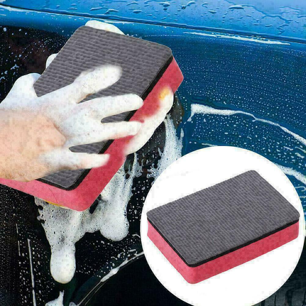 Useful Car Clay Bar Pad Sponge Block Cleaning C3Y9 Polish W6I8 O1A9 Tool F9N7