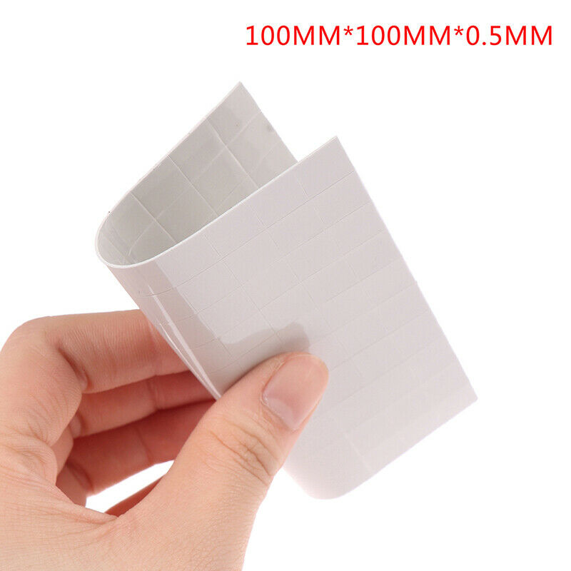 100x 10mm*10mm*0.5mm GPU CPU Heatsink Cooling Conductive Silicone Thermal.l8
