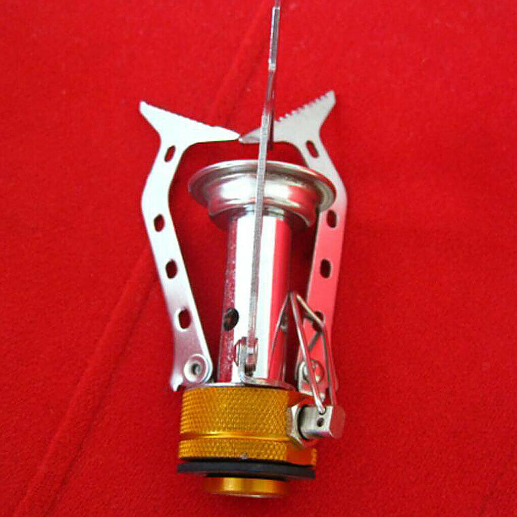 Outdoor Backpacking Canister Travel Camping Stove Burner Folding Bracket