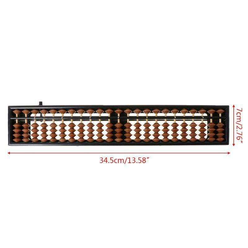 Portable Chinese 23 Digits Column Abacus Arithmetic Soroban Calculating Counting