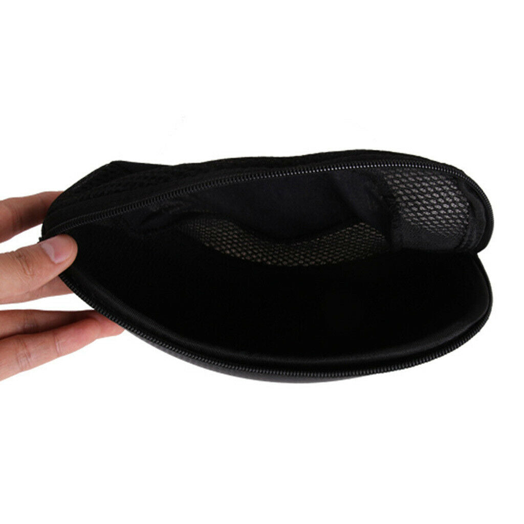 Portable Leather Eyeglass Pouch Goggles Sunglasses Reading Glasses Case