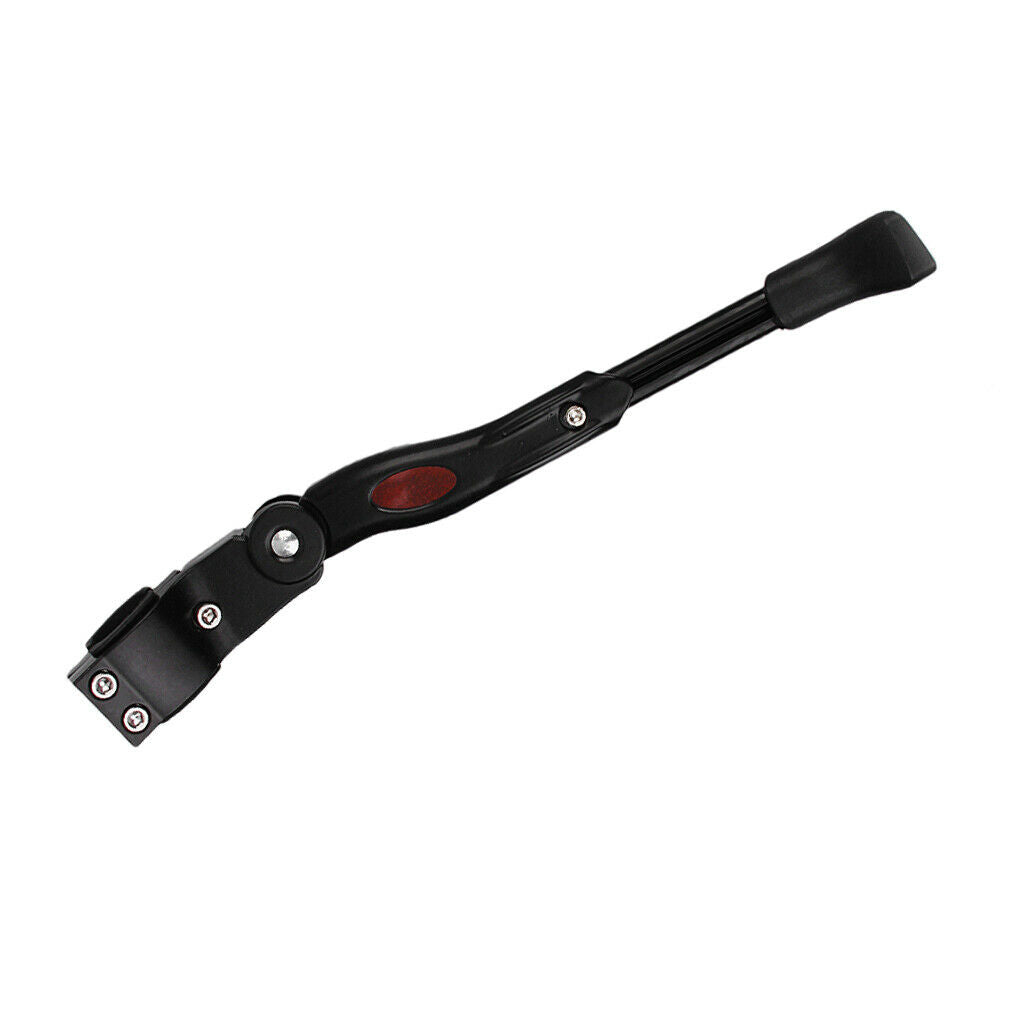Adjustable Alloy Side Kickstand for Road Bike Mountain Bicycle - Black