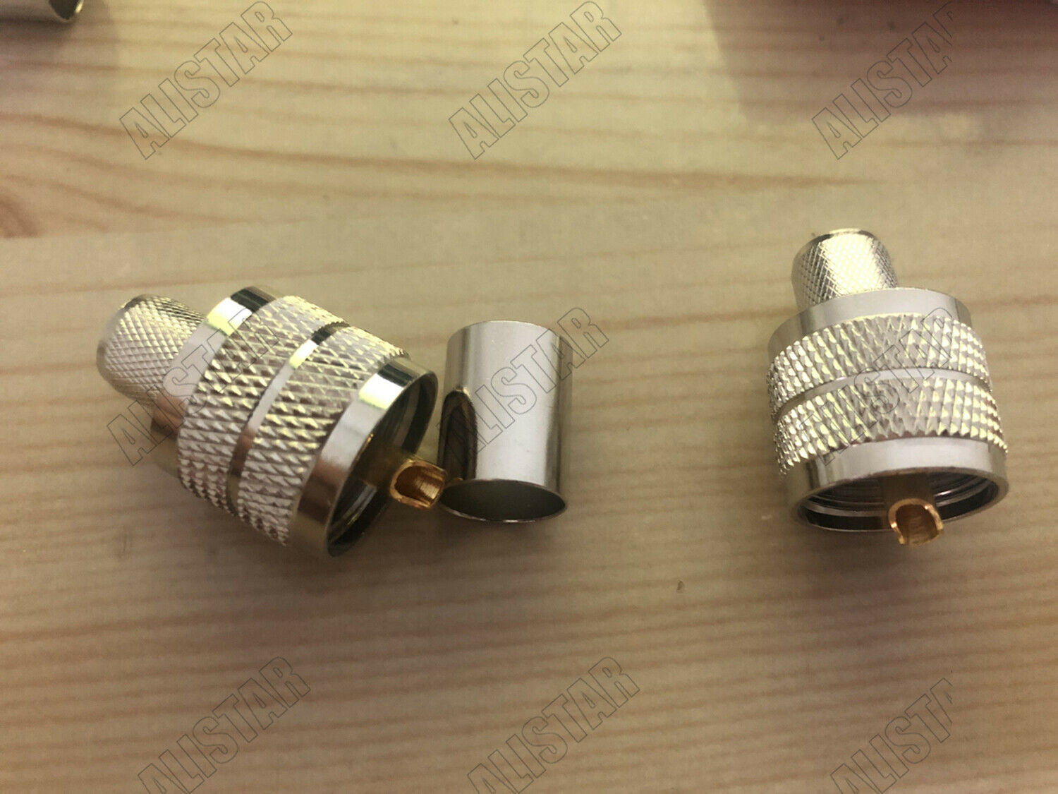 10x UHF PL-259 Male Plug Crimp Connector For RG8 RG213 RG214 LMR400 Cable New