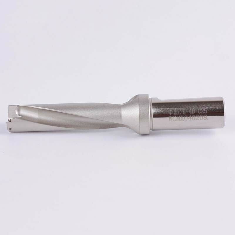 Φ21.5-4D-C25 21.5mm U drill indexable drill For WCMX040208-FN CNC U drill insert