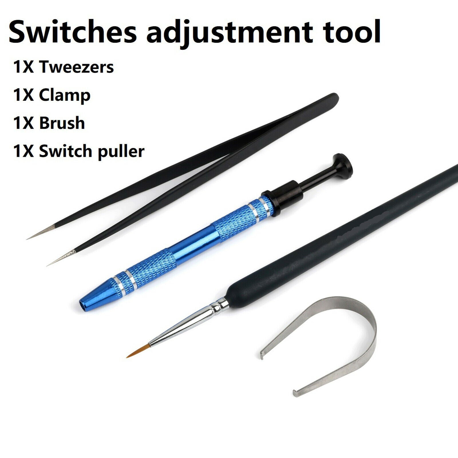 Switch Puller Lube Brush Tweezers Clamp Switches Adjustment Cleaner Kits