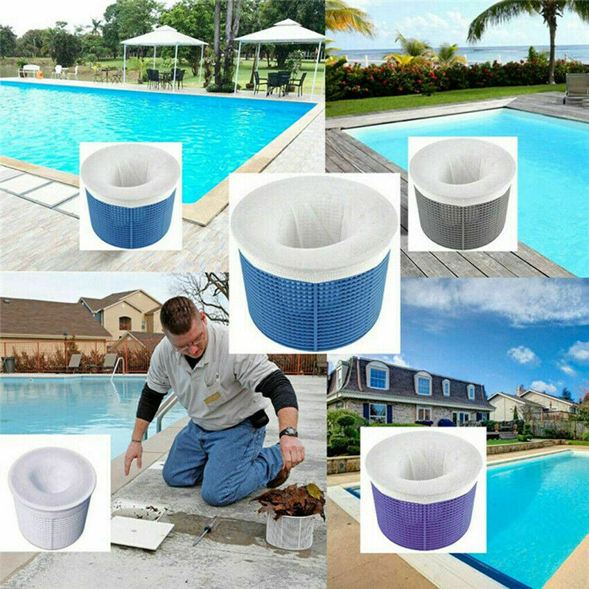 10 Pack Pool Skimmer Socks Filter Replacement Savers Basket Swimming Pool