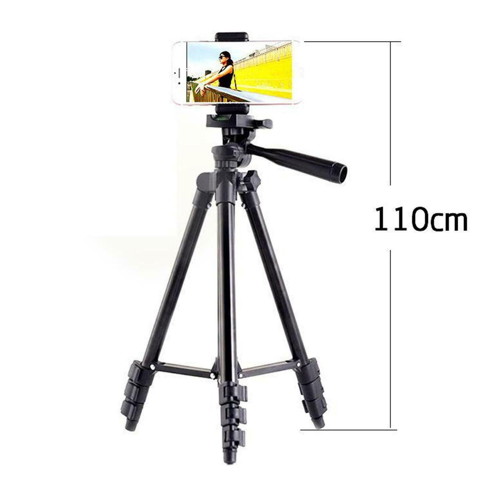 42" Professional Tripod Selfie Stick 4-Sections Bluetooth Remote for Gopro
