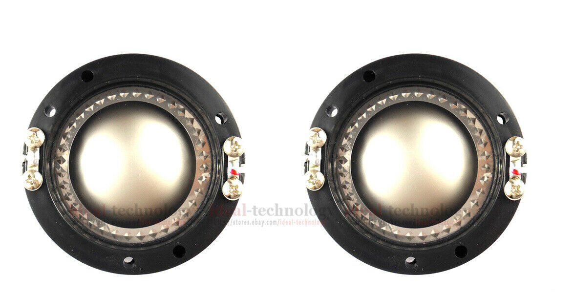 2pcs Titanium Film 44.4MM speaker Voice Coil Horn Tweeter Diaphragm 44 Core 8Ohm