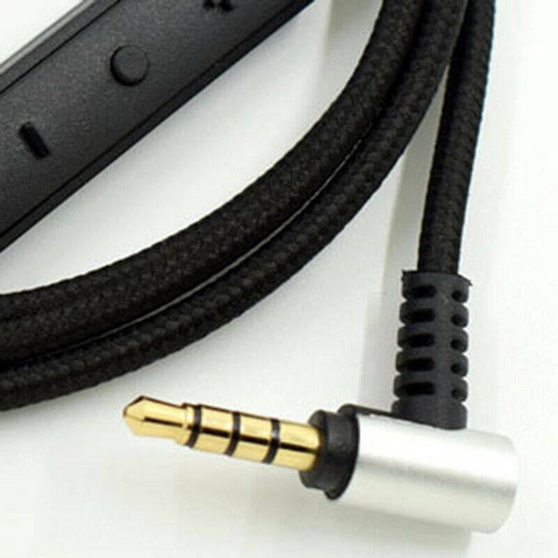Replacement Audio Cable Wired Control with for Audio-Technica ATH-M50X M40X HeK4